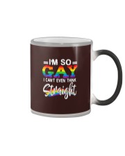 I'm So Gay I Can't Even Think Straight - LGBT Color Changing Mug thumbnail