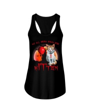 We All Meow Down Here Clown Cat Kitten Halloween Ladies Flowy Tank thumbnail