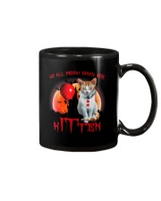 We All Meow Down Here Clown Cat Kitten Halloween Mug thumbnail