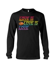 Sloth Love is love Gay Pride Shirt Month LGBT Long Sleeve Tee thumbnail