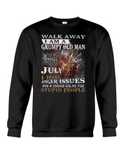 I Am A Grumpy Old Man I was Born in July Crewneck Sweatshirt thumbnail
