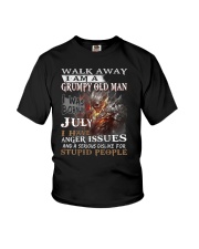 I Am A Grumpy Old Man I was Born in July Youth T-Shirt thumbnail