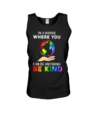 In A World Where You Can Be Anything Be Kind LGBT Unisex Tank thumbnail