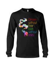 Dream Without Fear Love Without Limits Elephant Long Sleeve Tee thumbnail