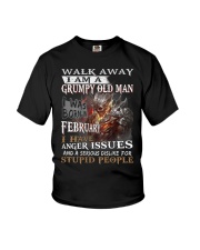 I Am A Grumpy Old Man I was Born in February Youth T-Shirt thumbnail