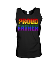 Mens Gay Pride Shirt Proud Father LGBT parent Tee Unisex Tank thumbnail