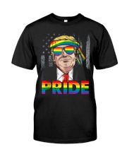 Trump LGBT Gay Pride Month Lesbian Bisexual Classic T-Shirt front