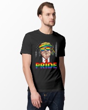 Trump LGBT Gay Pride Month Lesbian Bisexual Classic T-Shirt lifestyle-mens-crewneck-front-12
