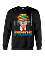 Trump LGBT Gay Pride Month Lesbian Bisexual Crewneck Sweatshirt thumbnail