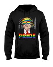 Trump LGBT Gay Pride Month Lesbian Bisexual Hooded Sweatshirt thumbnail