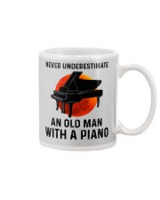 Never Underestimate An Old Man With A Piano Mug tile
