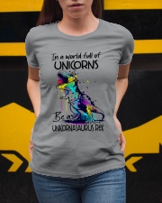 Be A Unicornasaurus Rex In A Field Of Unicorns Ladies T-Shirt apparel-ladies-t-shirt-lifestyle-04