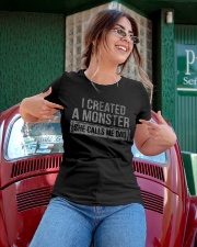 I Created A Monster She Calls Me Dad Ladies T-Shirt apparel-ladies-t-shirt-lifestyle-01