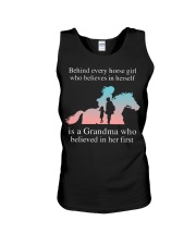 Behind Every Horse Girl Unisex Tank tile
