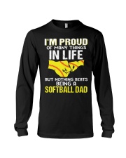 Nothing Beats Being A Softball Dad Long Sleeve Tee tile