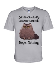 Let Me Check V-Neck T-Shirt tile