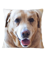 Big Face Labrador Retriever Square Pillowcase thumbnail
