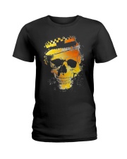 Taxi Skull Driver Ladies T-Shirt front
