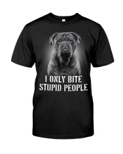 I Only Bite Stupid People Classic T-Shirt tile