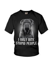 I Only Bite Stupid People Youth T-Shirt tile
