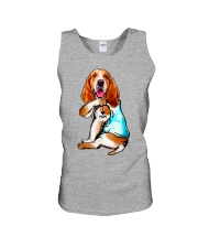 Limited Edition - I Love Mom Basset Hound Unisex Tank thumbnail