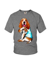 Limited Edition - I Love Mom Basset Hound Youth T-Shirt thumbnail