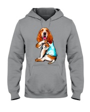 Limited Edition - I Love Mom Basset Hound Hooded Sweatshirt thumbnail