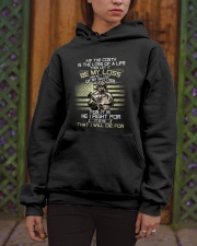If The Cost Is The Loss Of A Life Hooded Sweatshirt apparel-hooded-sweatshirt-lifestyle-front-03