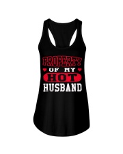 Property Of My Hot Husband Ladies Flowy Tank tile