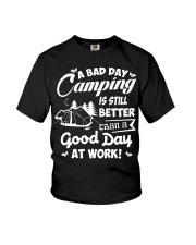 A Bad Day Camping Is Still Better Youth T-Shirt tile