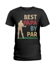 Best Papa By Par Ladies T-Shirt front