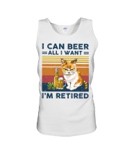 I Can Beer - All I Want - I'm Retired Unisex Tank tile