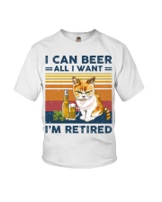 I Can Beer - All I Want - I'm Retired Youth T-Shirt tile