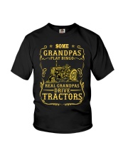 Real Gandpas Drive Tractors Youth T-Shirt tile