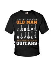 Someday I Will Be And Old Man With A House Full Of Guitars Youth T-Shirt tile