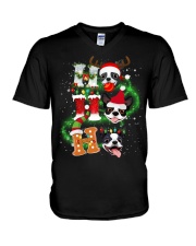 Dog Hohoho V-Neck T-Shirt tile
