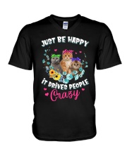 It Drives People Crazy V-Neck T-Shirt tile