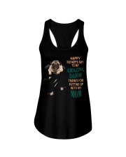 Happy Father's Day Ladies Flowy Tank tile