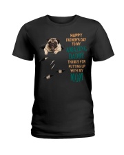 Happy Father's Day Ladies T-Shirt tile