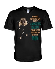 Happy Father's Day V-Neck T-Shirt tile