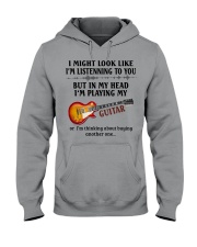 In My Head I'm Playing My Guitar Hooded Sweatshirt tile