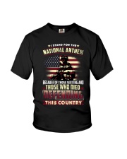 I Stand For The National Anthem Youth T-Shirt tile