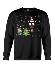 Cat And Mouse Christmas Crewneck Sweatshirt tile