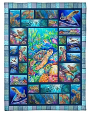 Turtle Loves Small Fleece Blanket - 30" x 40" front