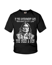 You Need A Gun Youth T-Shirt tile