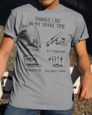 Things I Do In My Spare Time Classic T-Shirt apparel-classic-tshirt-lifestyle-28