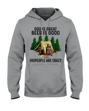 God Is Great - Beer Is Good - And People Are Crazy Hooded Sweatshirt tile