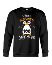 School Survived 100 Days Of Me Crewneck Sweatshirt tile