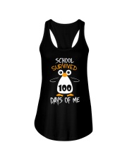 School Survived 100 Days Of Me Ladies Flowy Tank tile