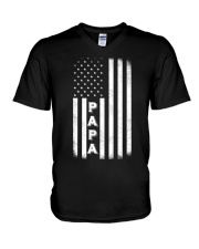Papa Flag V-Neck T-Shirt tile